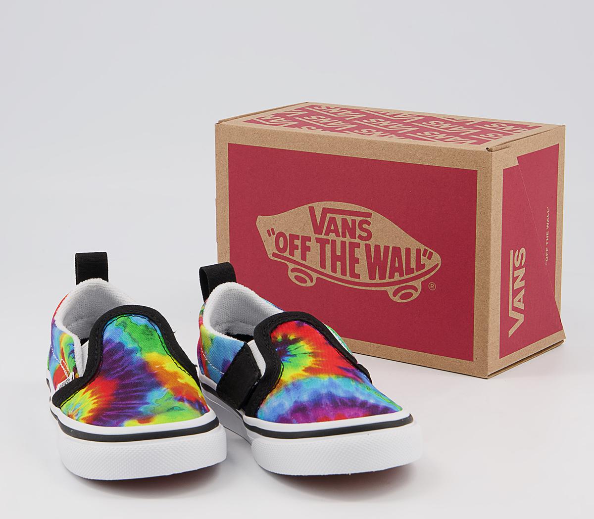 Vans Classic Slip On Toddlers Trainers Vans Classic Slip On Toddlers Trainers Tie Dye Multi True White