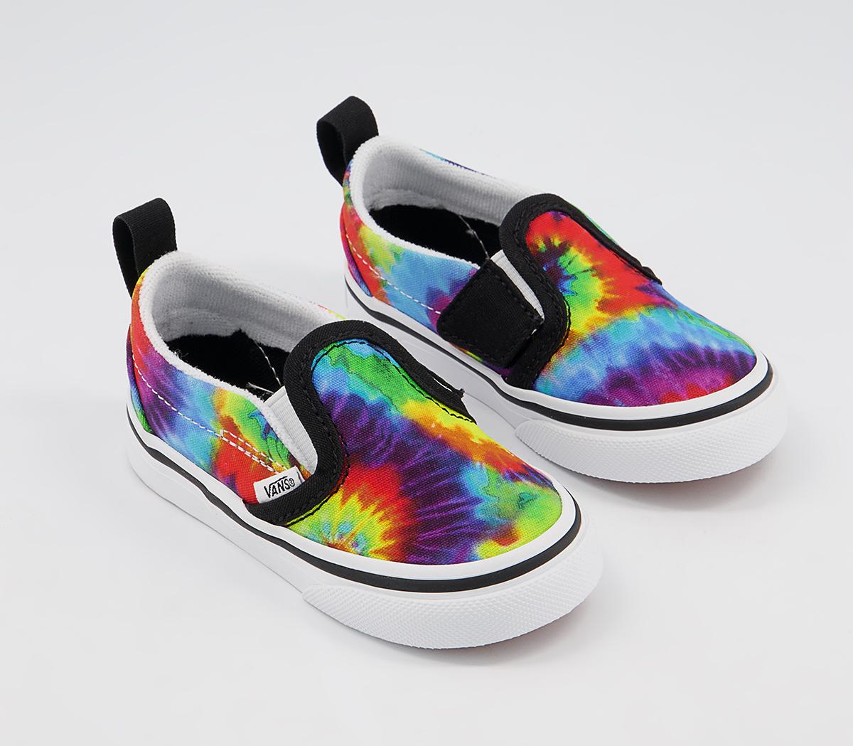 Vans Classic Slip On Toddlers Trainers Vans Classic Slip On Toddlers Trainers Tie Dye Multi True White