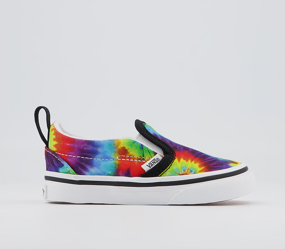 Vans slip on rainbow on sale sole