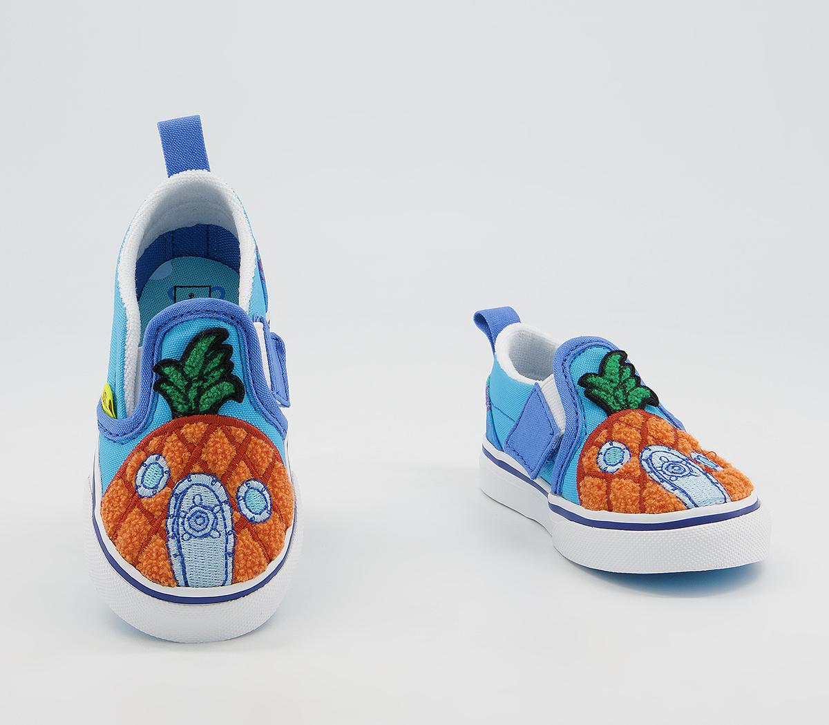 Vans Classic Slip On Toddler Trainers Spongebob 124 Conch Street