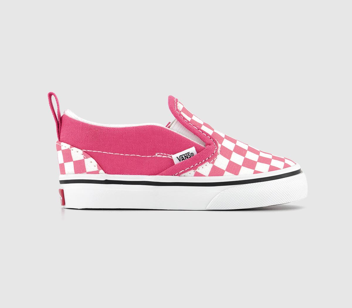 VansClassic Slip On Toddler TrainersColor Theory Checkerboard Honeysuckle