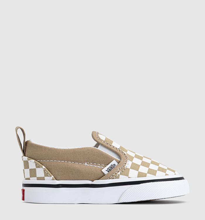 Vans Classic Slip On Toddlers Trainers Colour Theory Checkerboard Incense