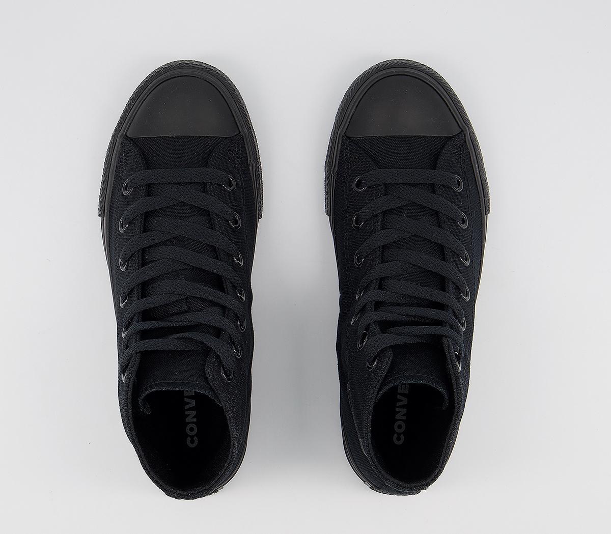 ConverseAll Star Hi Youth TrainersBlack Mono