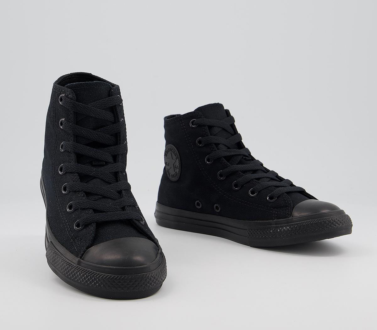 ConverseAll Star Hi Youth TrainersBlack Mono