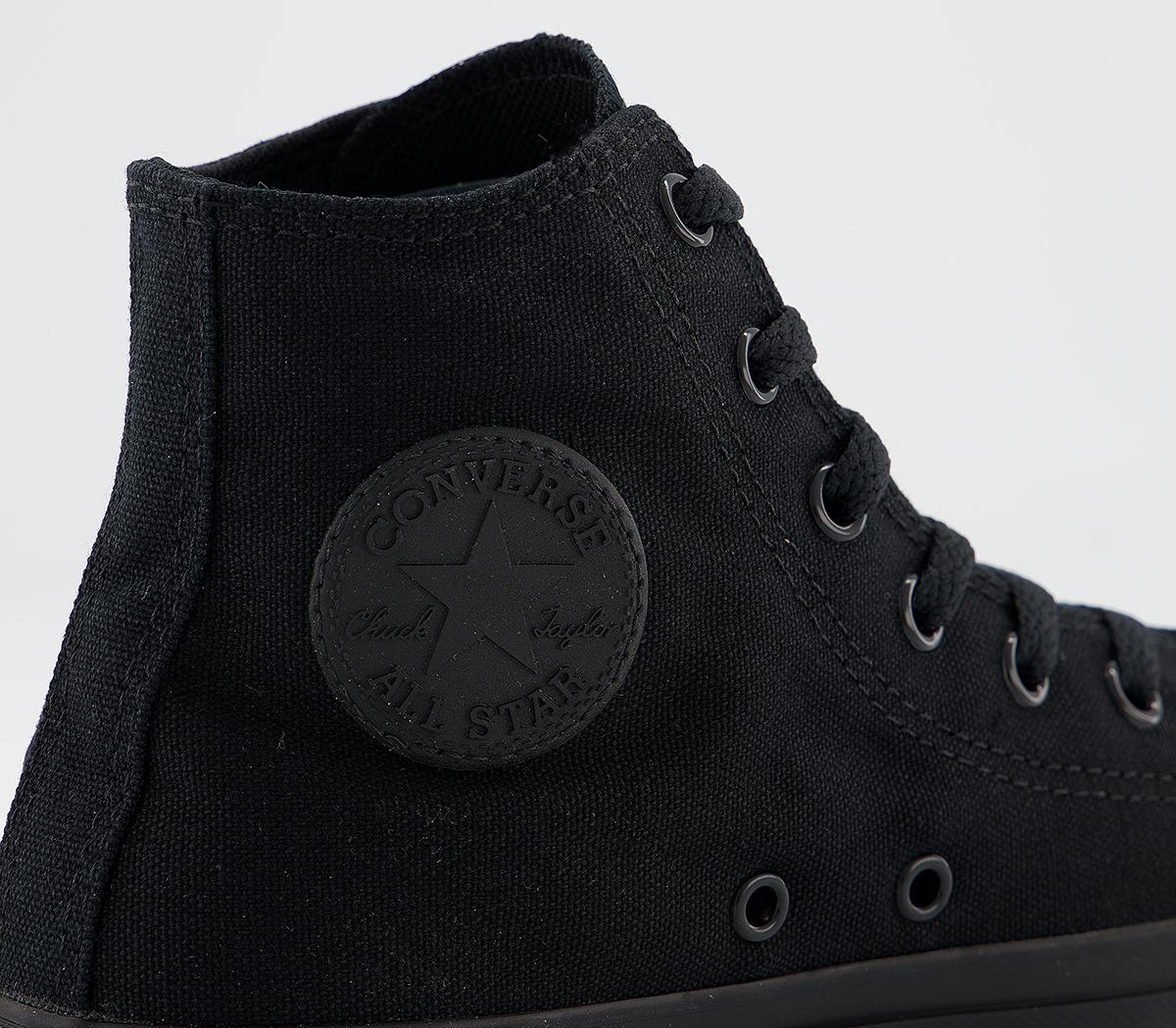 ConverseAll Star Hi Youth TrainersBlack Mono