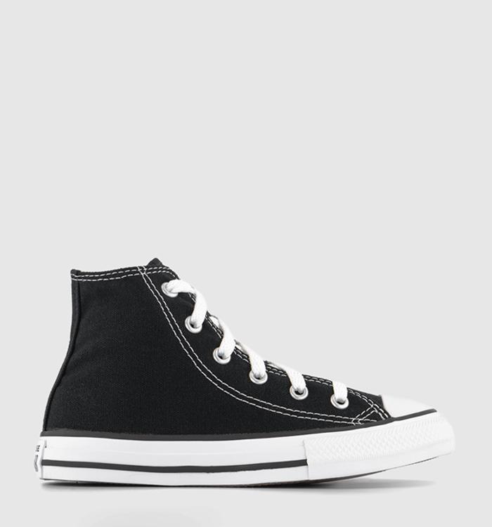 Converse All Star Hi Youth Trainers Black White