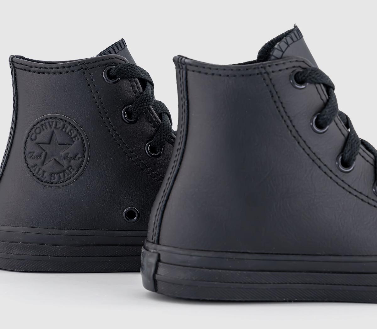 ConverseAll Star Hi Youth TrainersBlack Leather