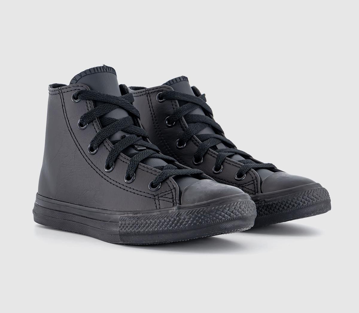 ConverseAll Star Hi Youth TrainersBlack Leather
