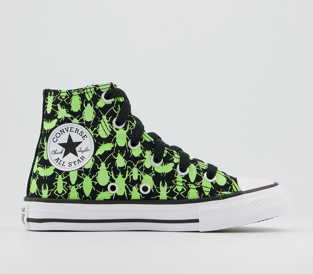 Youth green store converse