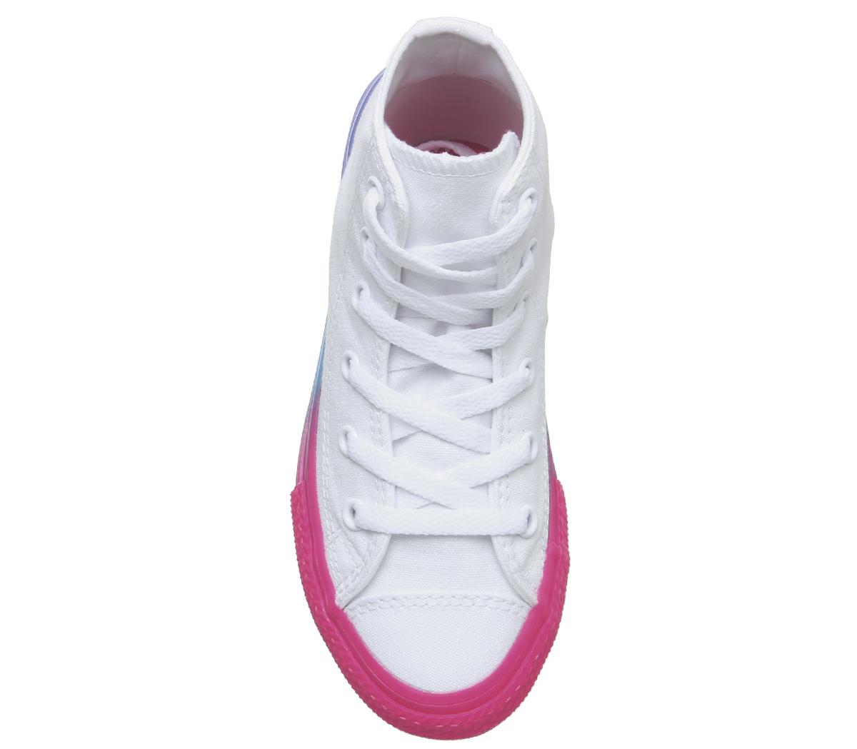ConverseAll Star Hi Mid SizesWhite Racer Pink Black