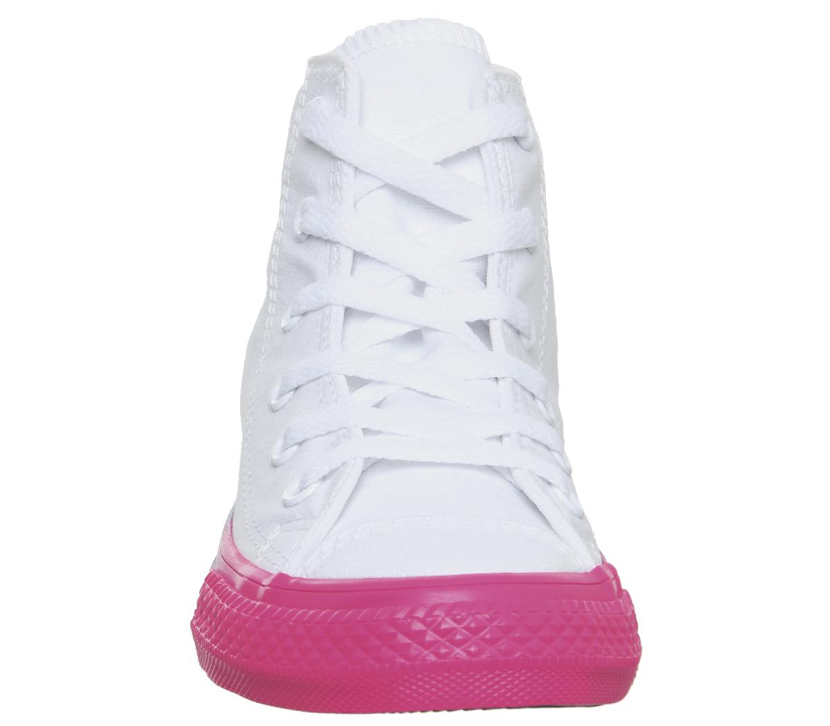 ConverseAll Star Hi Mid SizesWhite Racer Pink Black