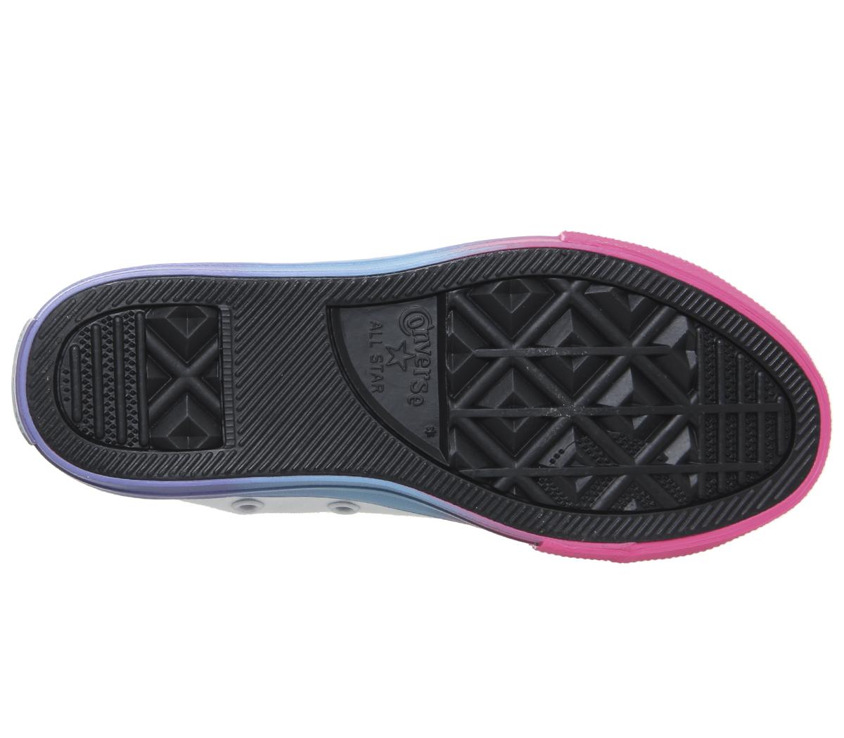ConverseAll Star Hi Mid SizesWhite Racer Pink Black