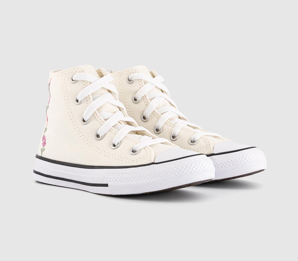 ConverseAll Star Hi Mid Size Trainers ConverseAll Star Hi Mid Size TrainersEgret Light Jellyfish Jitter