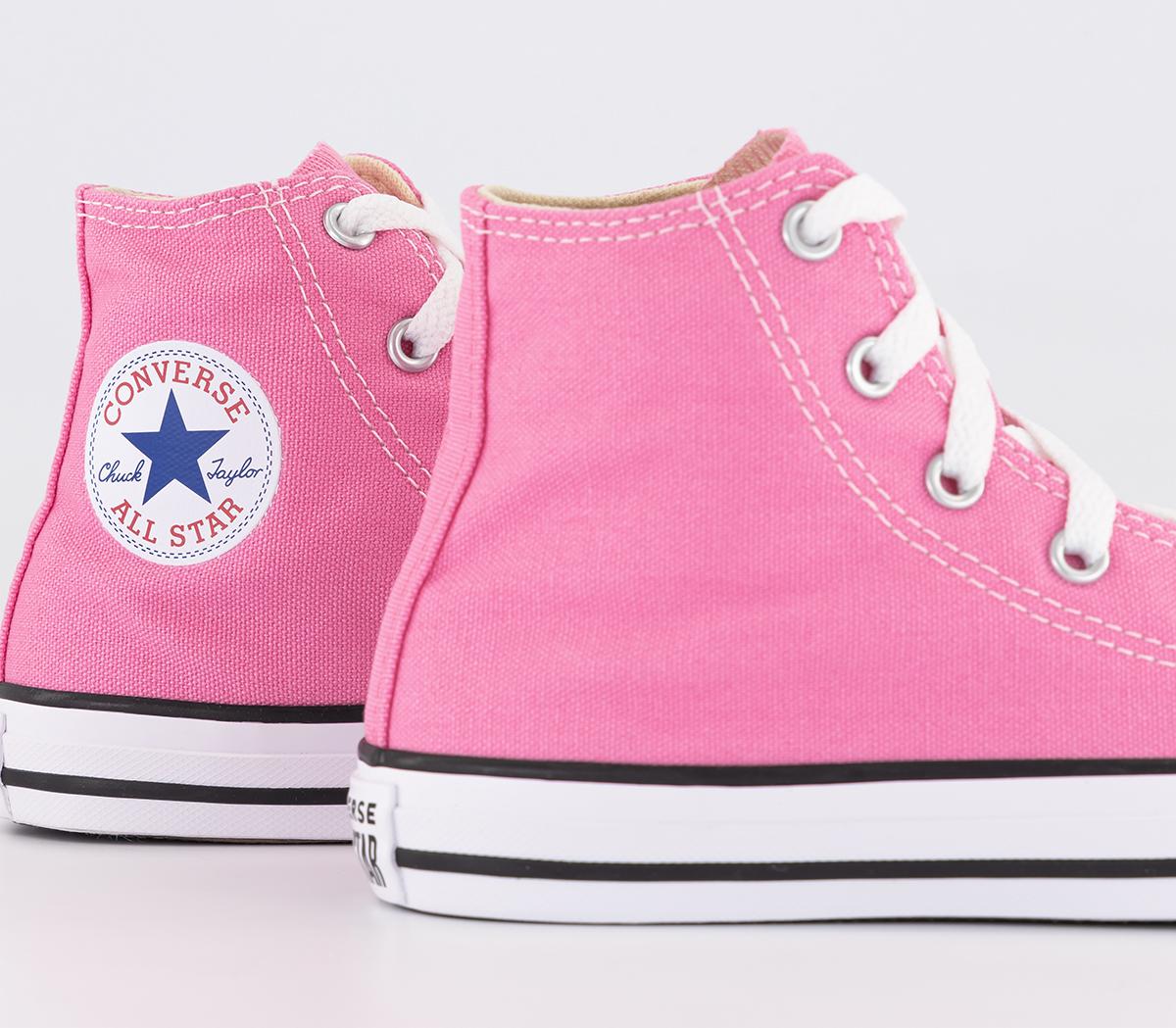 ConverseAll Star Hi Kids Trainers Pink
