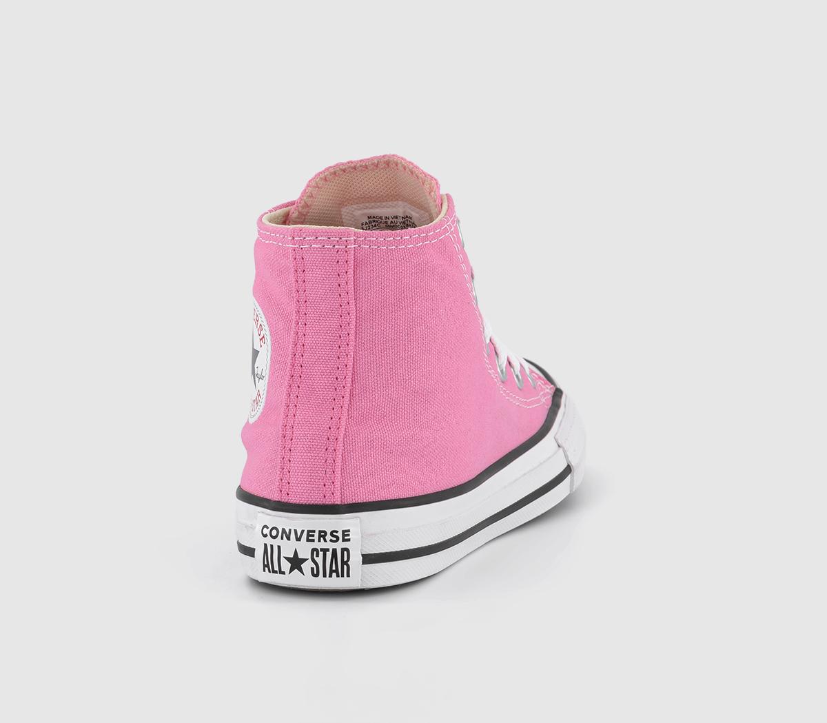 ConverseAll Star Hi Mid SizesPink Canvas