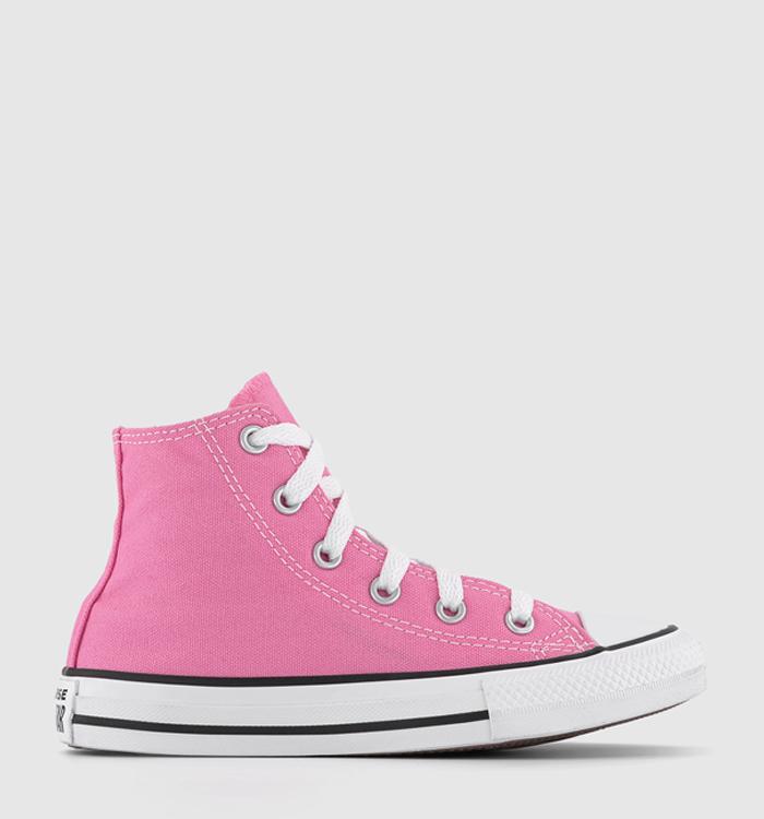 Converse All Star Hi Mid Sizes Pink Canvas