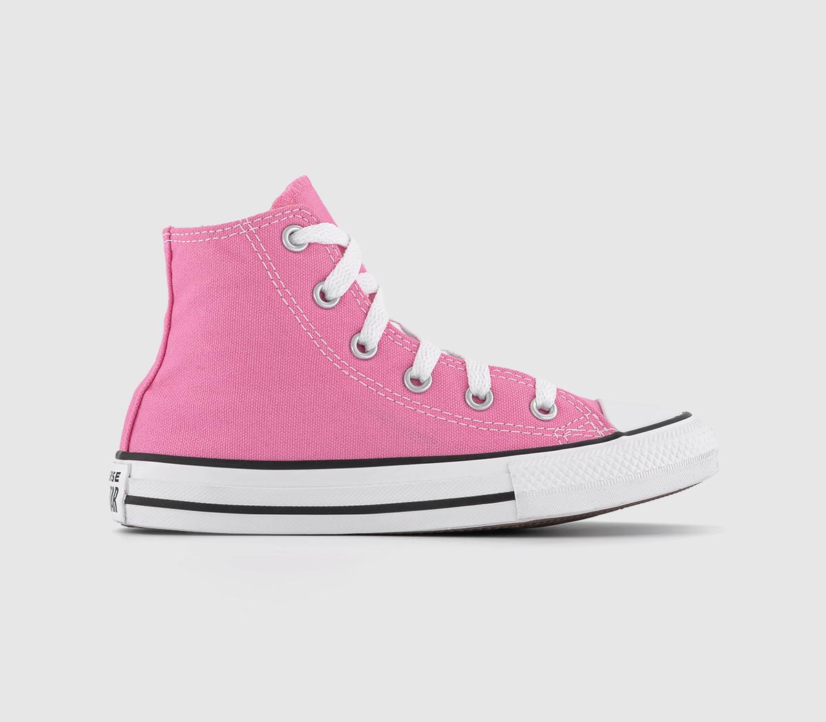 ConverseAll Star Hi Mid SizesPink Canvas