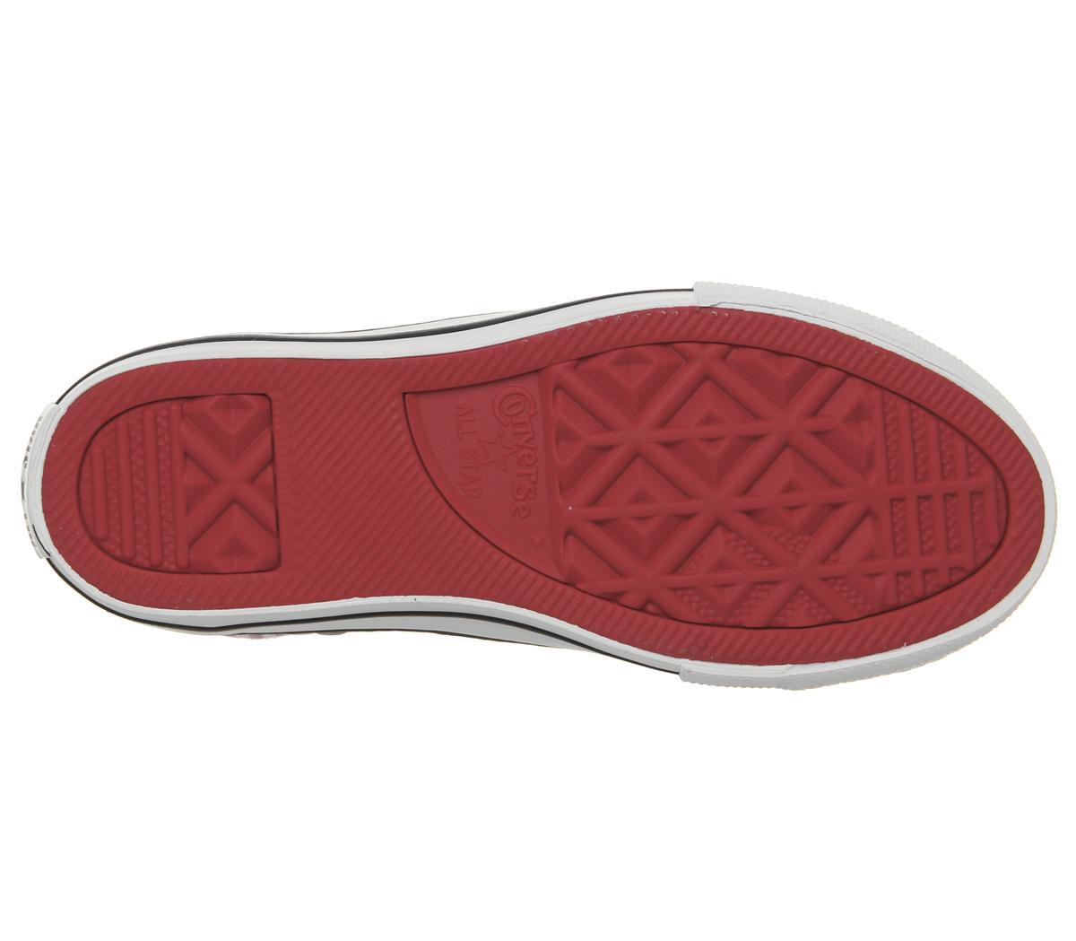 ConverseAll Star Hi Mid SizesPink Stripe Red Heart