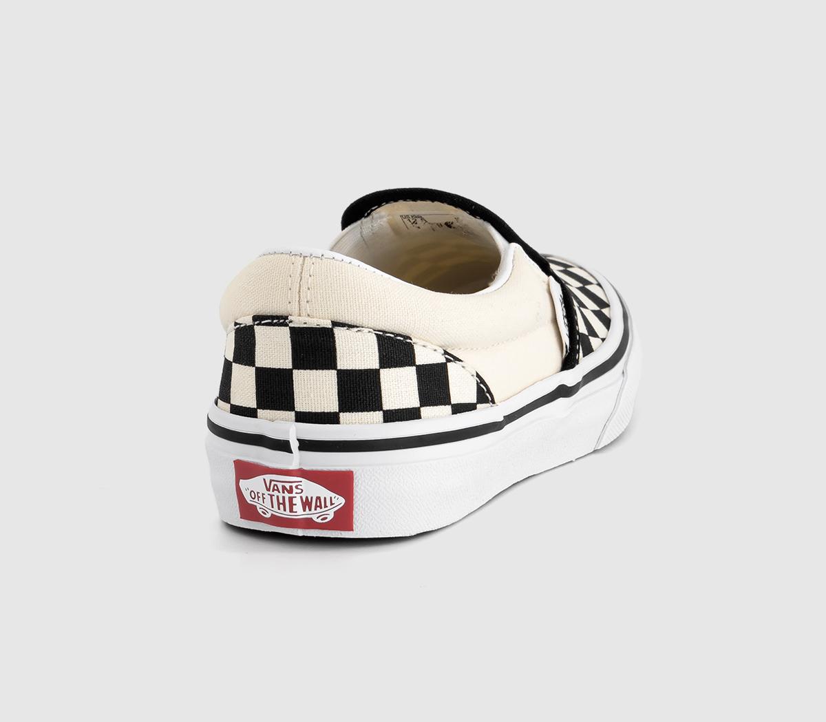 VansClassic Slip On Trainers Kids VansClassic Slip On Trainers KidsBlack White Checkerboard