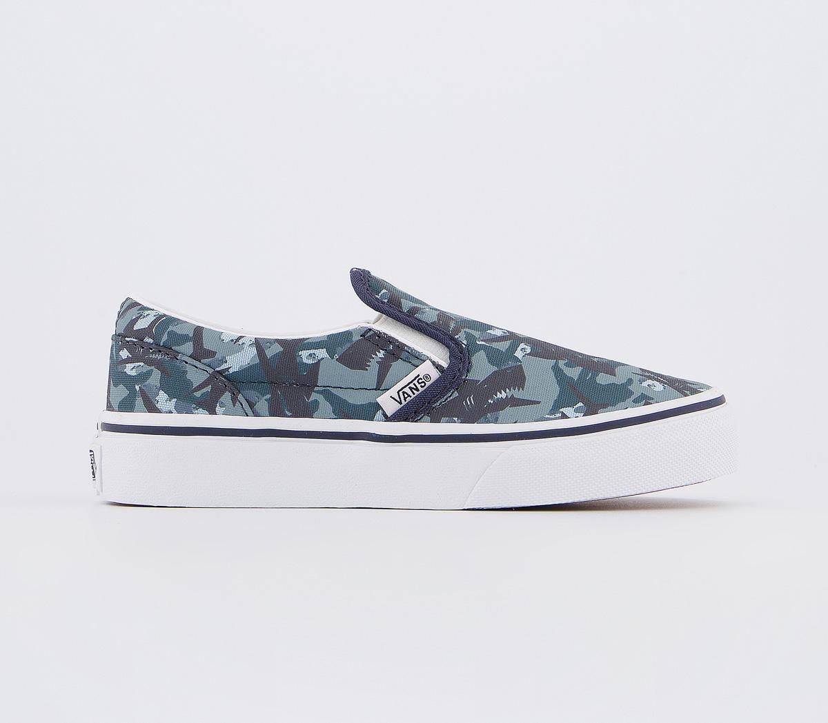 Vans camo best sale slip ons