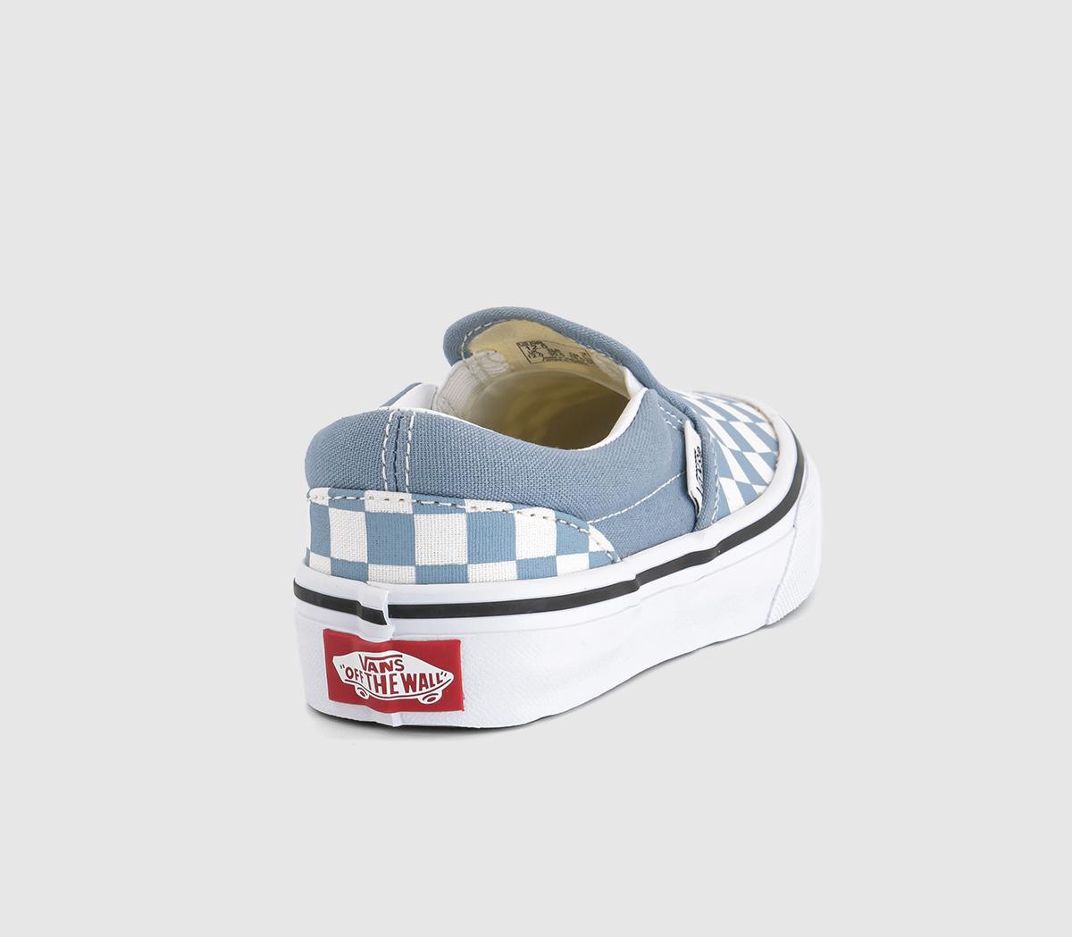 Light Blue Checkered Slip Checkered Van Colors Checkerboard Dusty