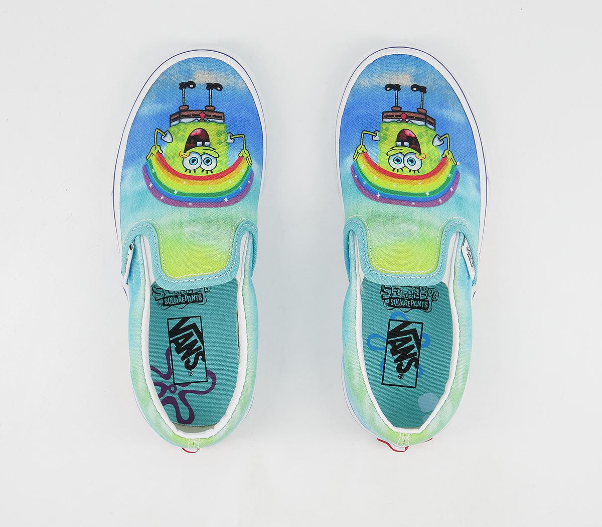 Vans Classic Slip On Kids Trainers Vans Classic Slip On Kids Trainers Spongebob Imaginaaation