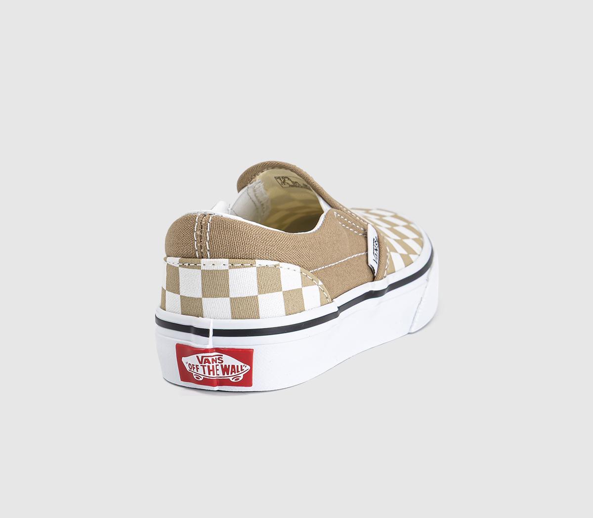 VansClassic Slip On Kids TrainersColour Theory Checkerboard Incense