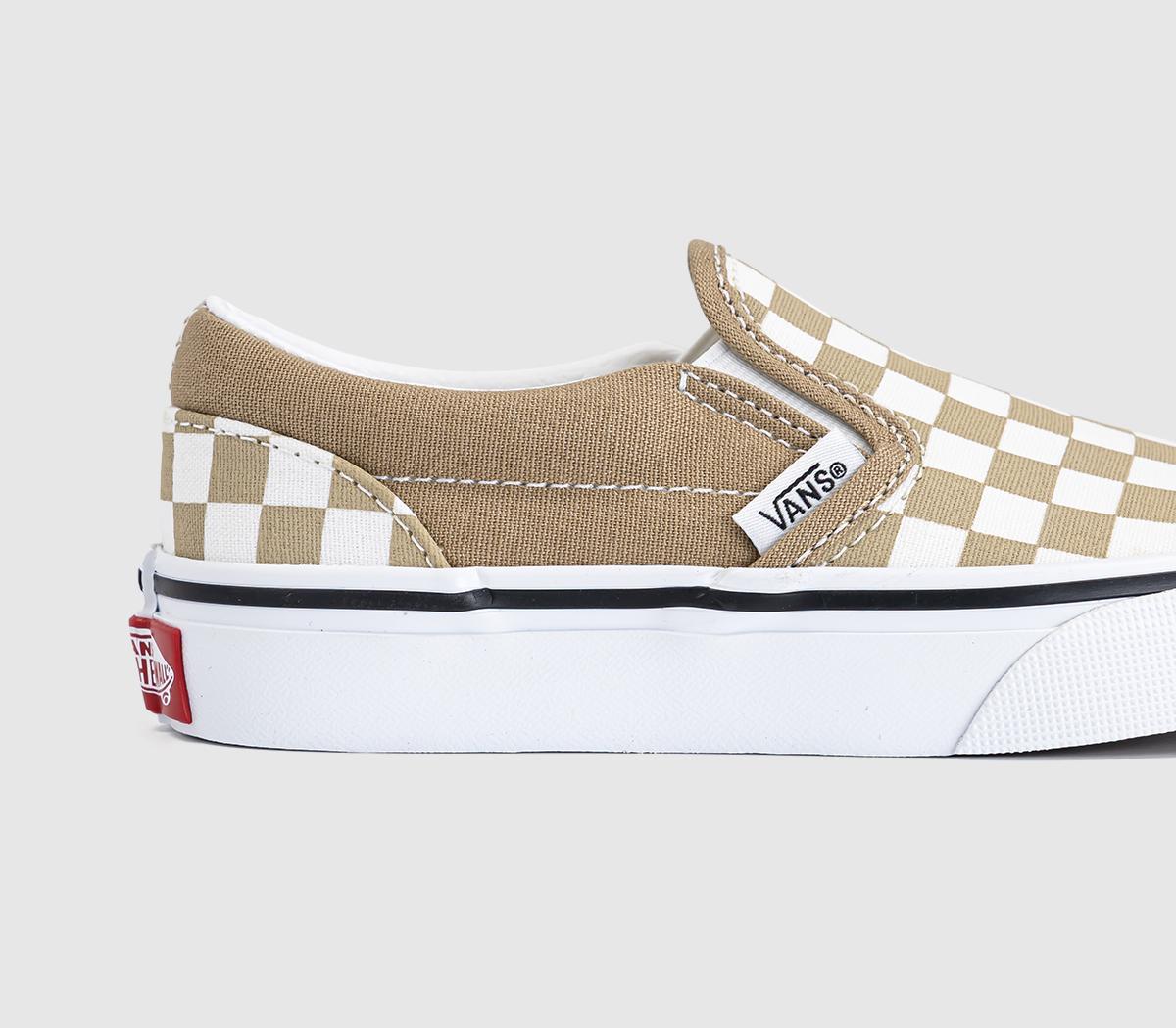 VansClassic Slip On Kids TrainersColour Theory Checkerboard Incense