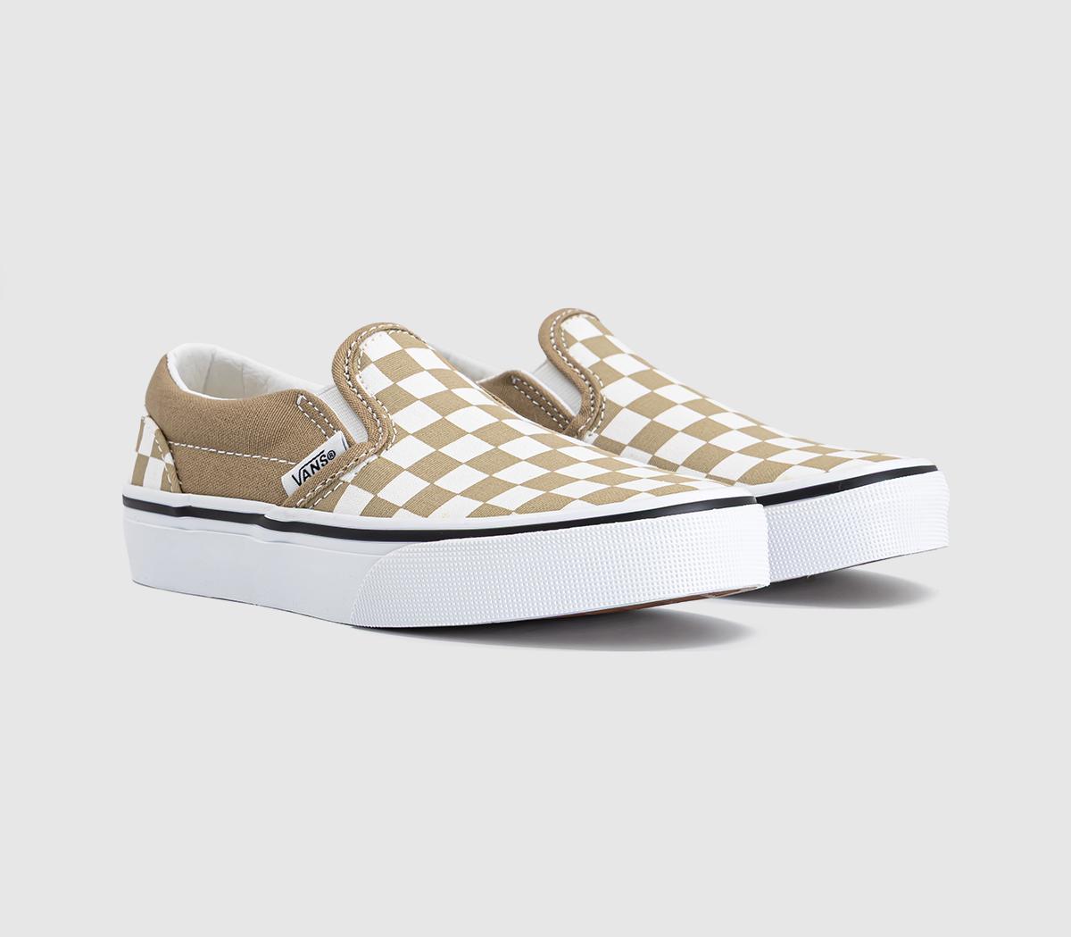 VansClassic Slip On Kids TrainersColour Theory Checkerboard Incense