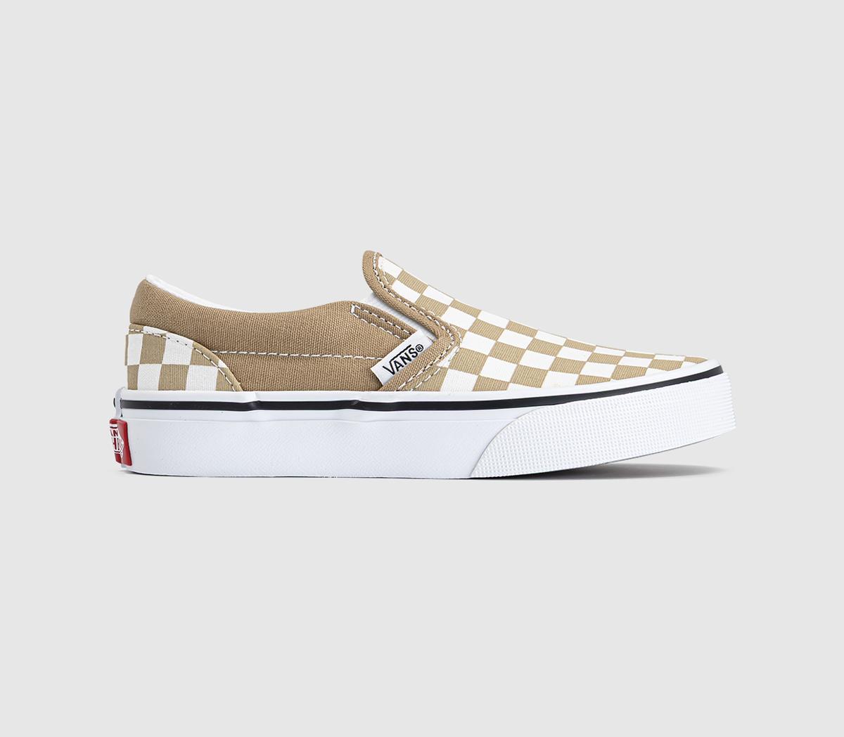 VansClassic Slip On Kids TrainersColour Theory Checkerboard Incense