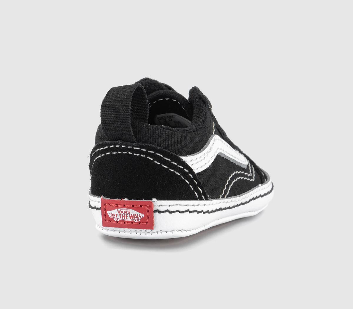 Vans Old Skool Crib Trainers Vans Old Skool Crib Trainers Black True White