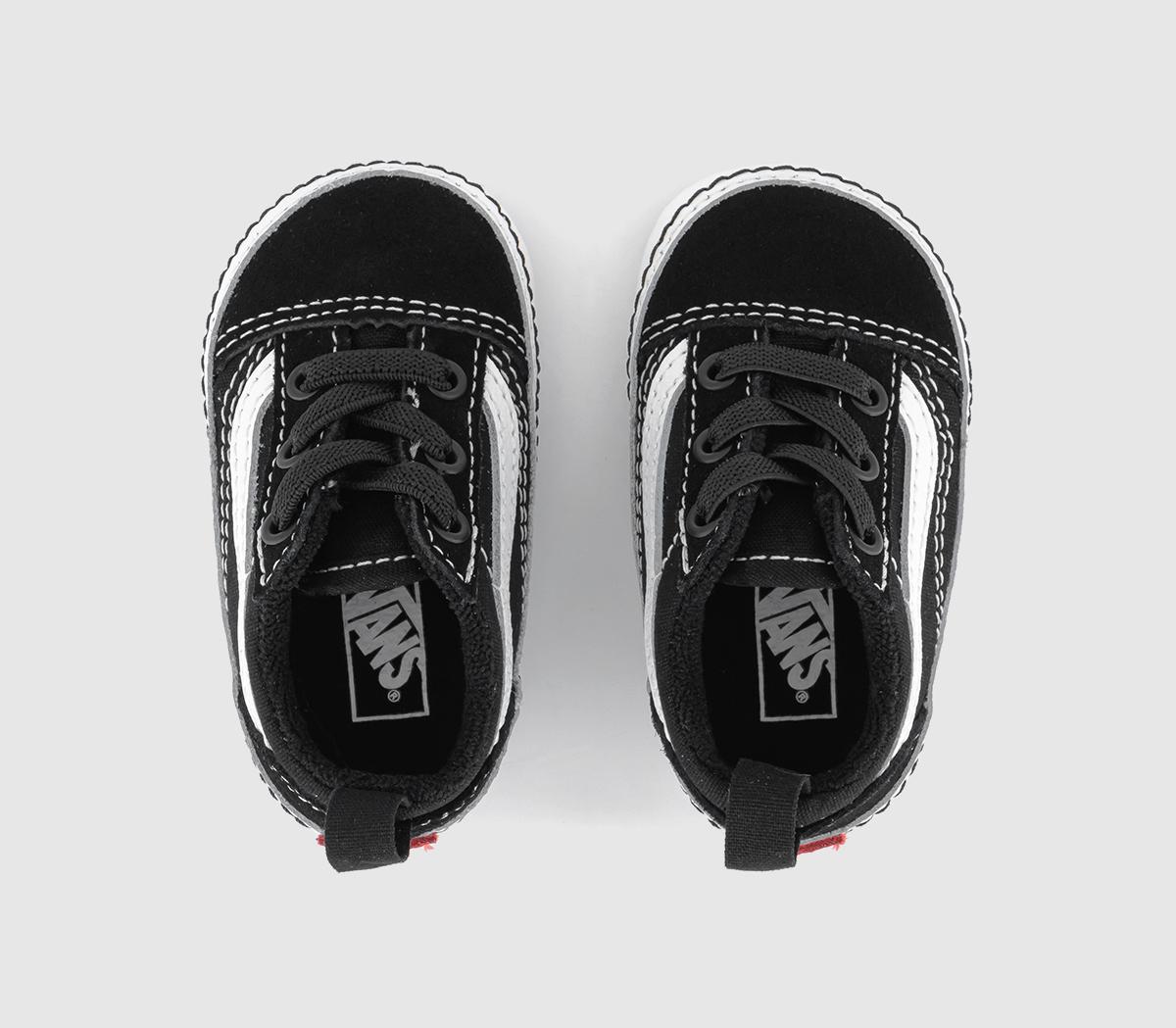 Vans Old Skool Crib Trainers Vans Old Skool Crib Trainers Black True White