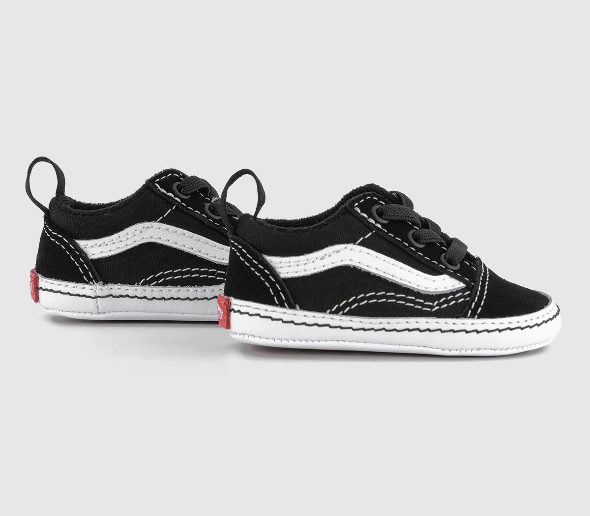 Vans Old Skool Crib Trainers Vans Old Skool Crib Trainers Black True White