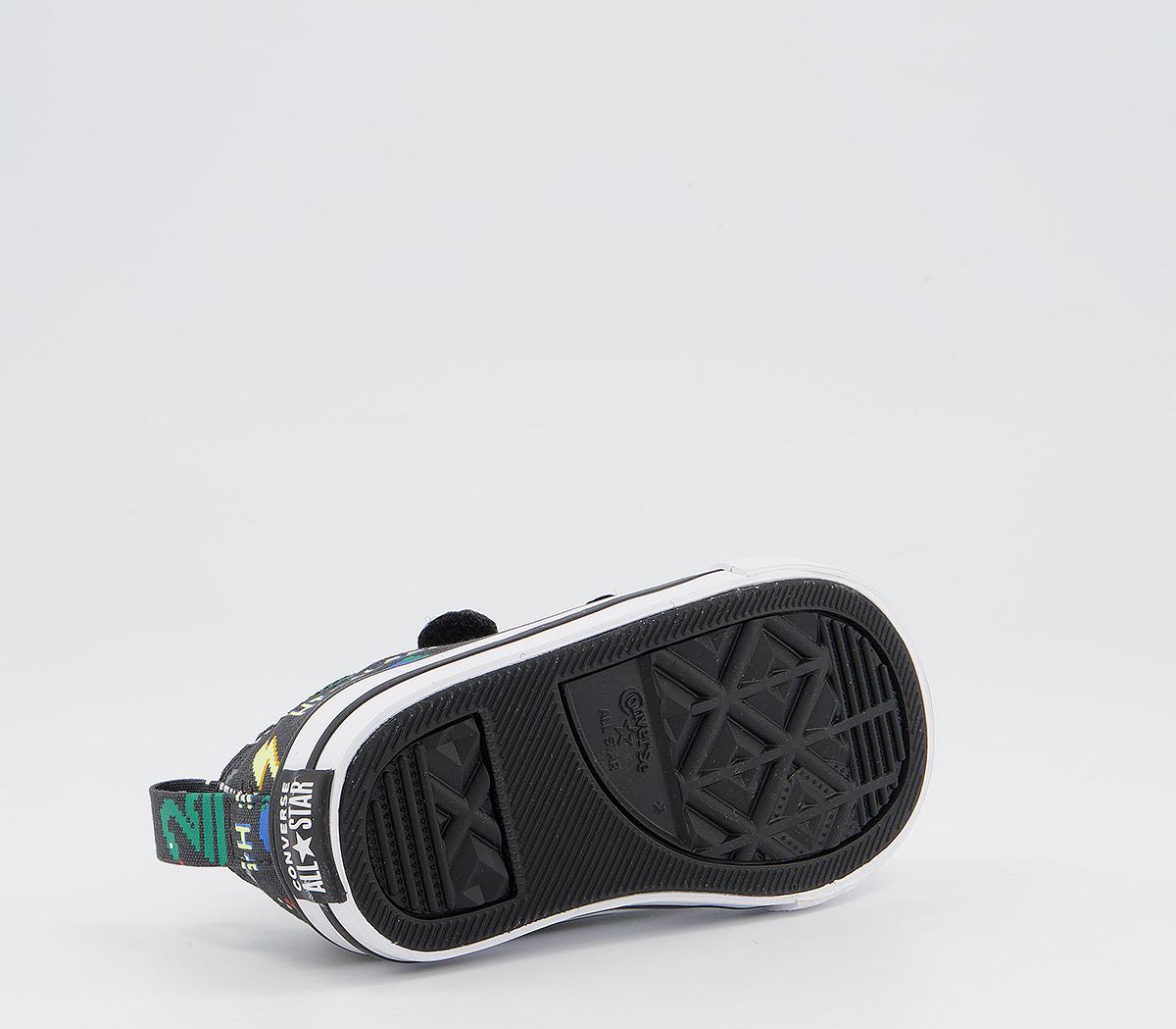 Converse All Star 2vlace Trainers Converse All Star 2vlace Trainers Storm Wind Black White Gamer