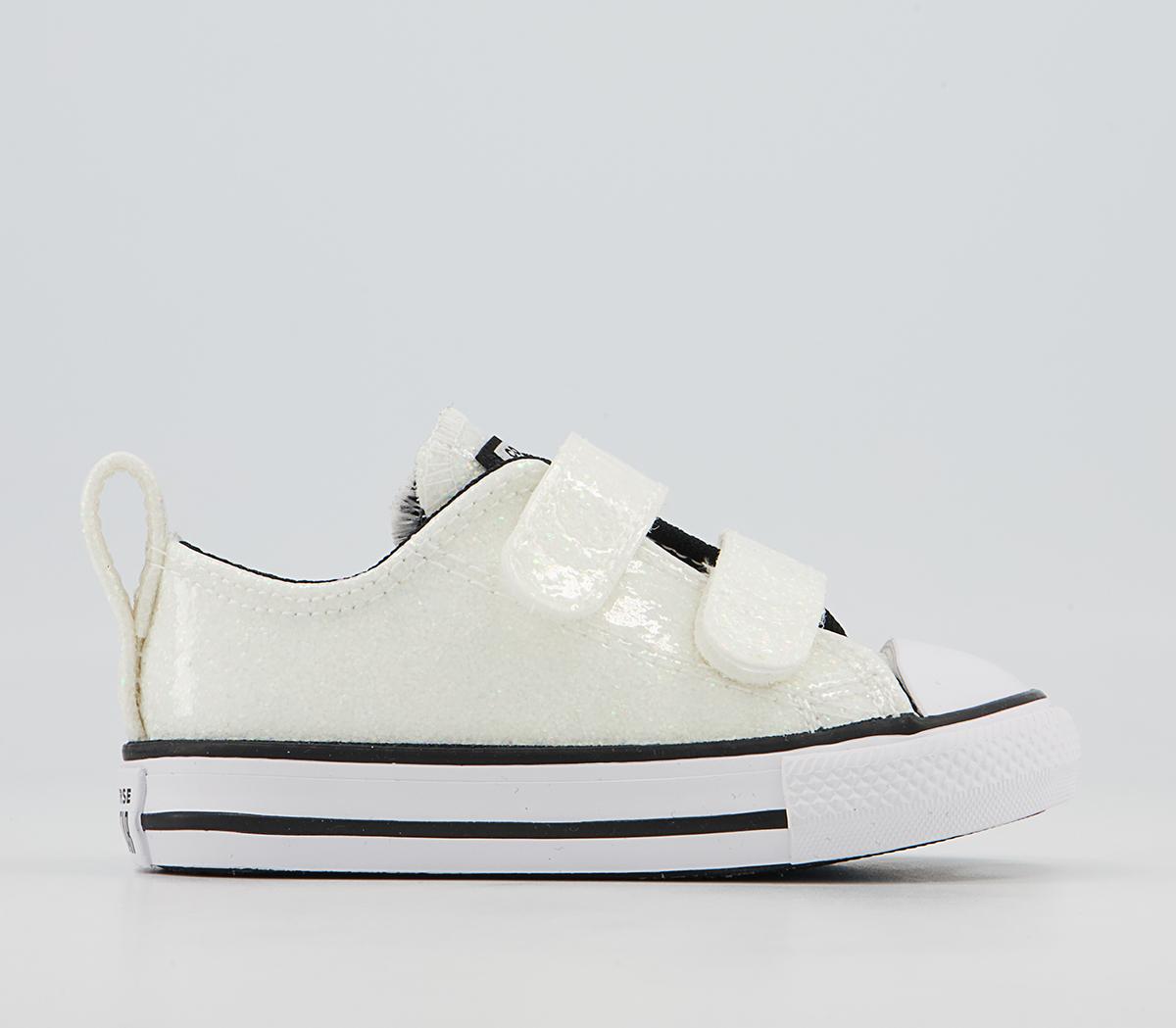 ConverseAll Star 2vlace Trainers ConverseAll Star 2vlace TrainersWhite Glitter