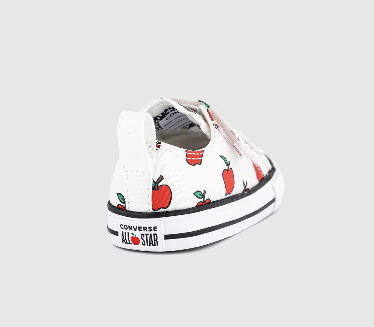 ConverseAll Star 2vlace Infant TrainersWhite Red Black