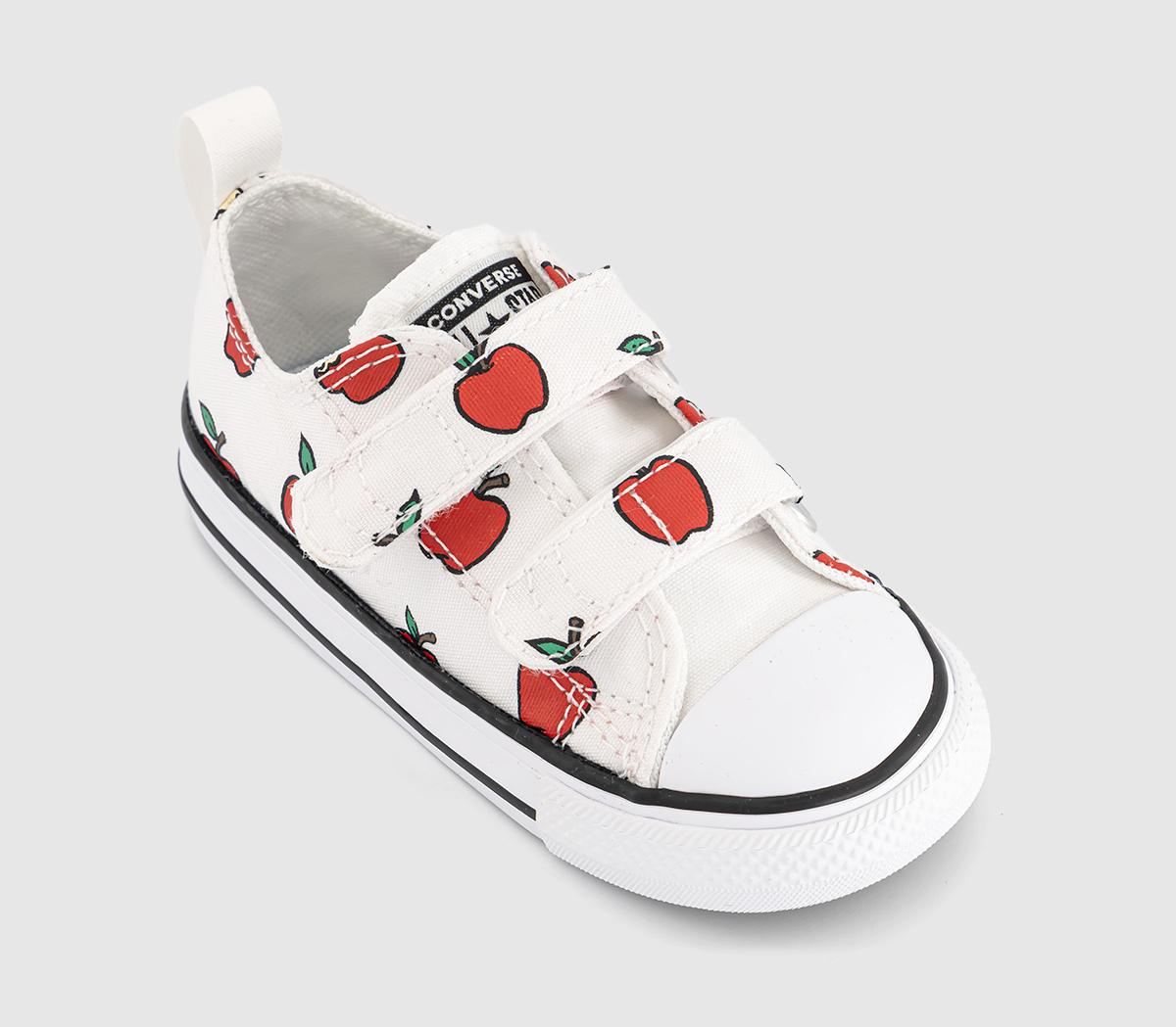 ConverseAll Star 2vlace Infant TrainersWhite Red Black