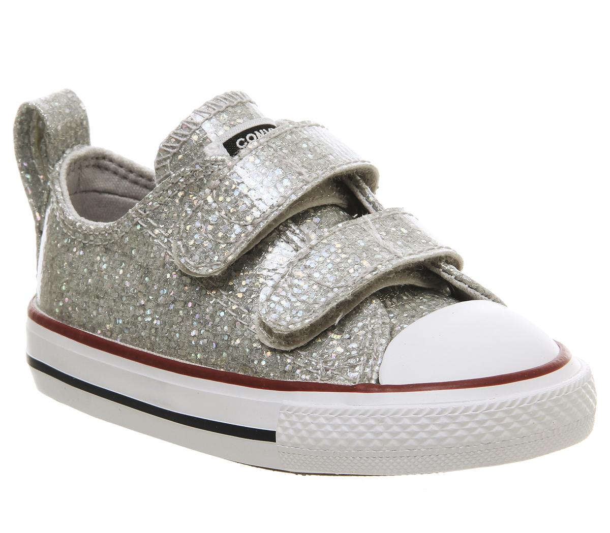 ConverseAll Star 2vlace TrainersMouse Glitter White