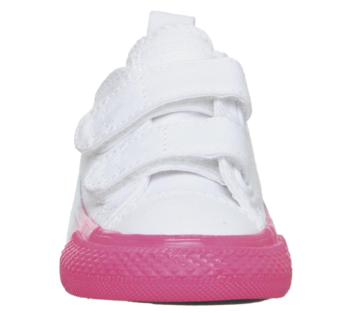 ConverseAll Star 2vlaceWhite Racer Pink Black