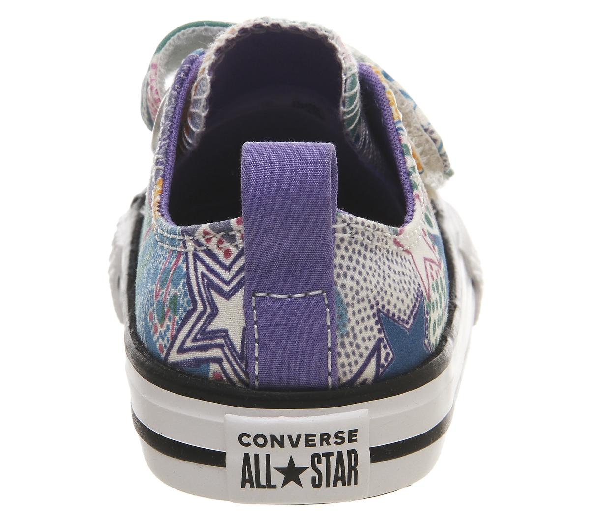 ConverseAll Star 2vlaceWhite Wild Lilac Black