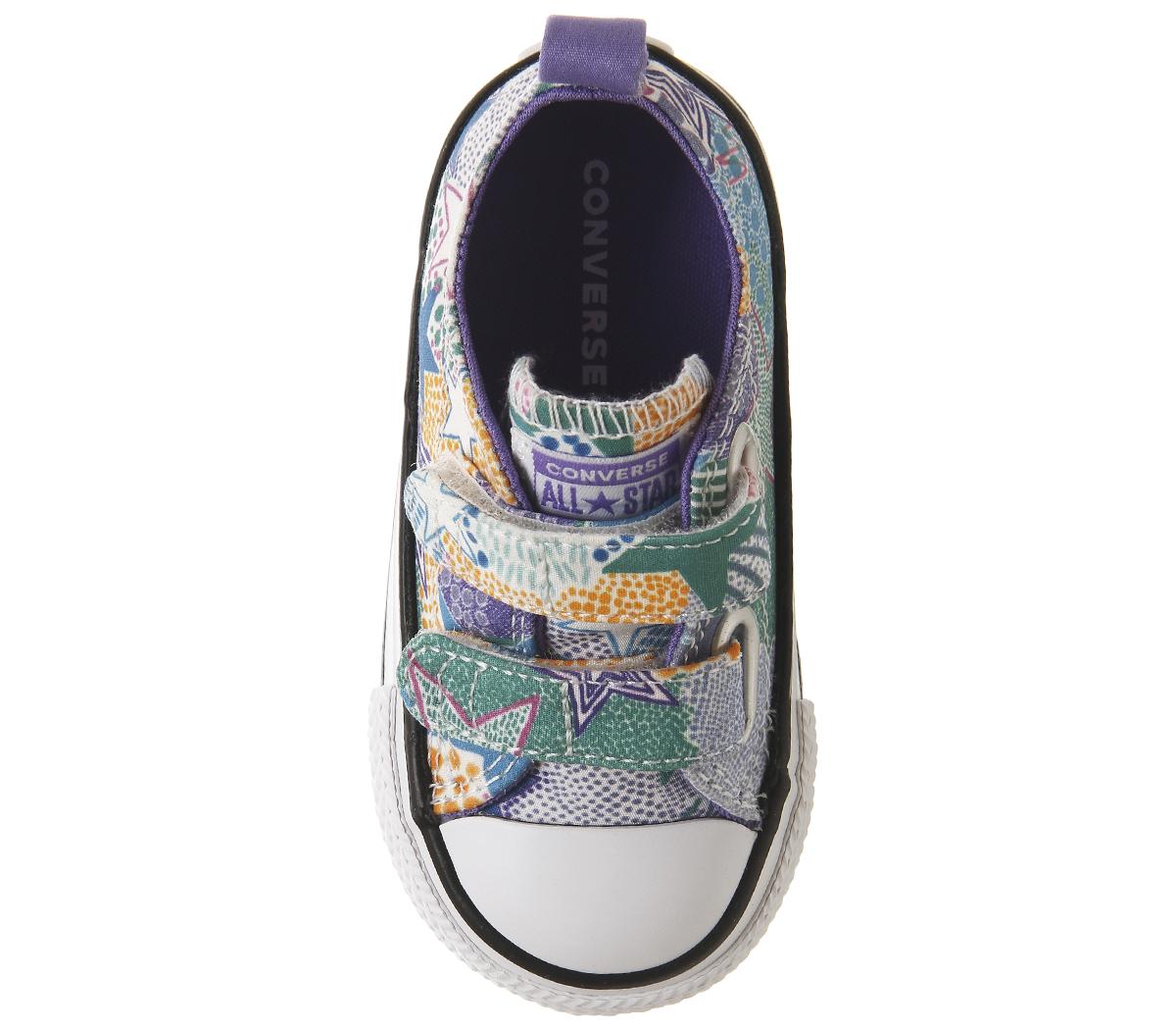ConverseAll Star 2vlaceWhite Wild Lilac Black