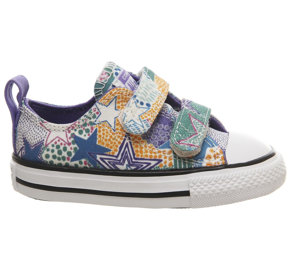 ConverseAll Star 2vlaceWhite Wild Lilac Black
