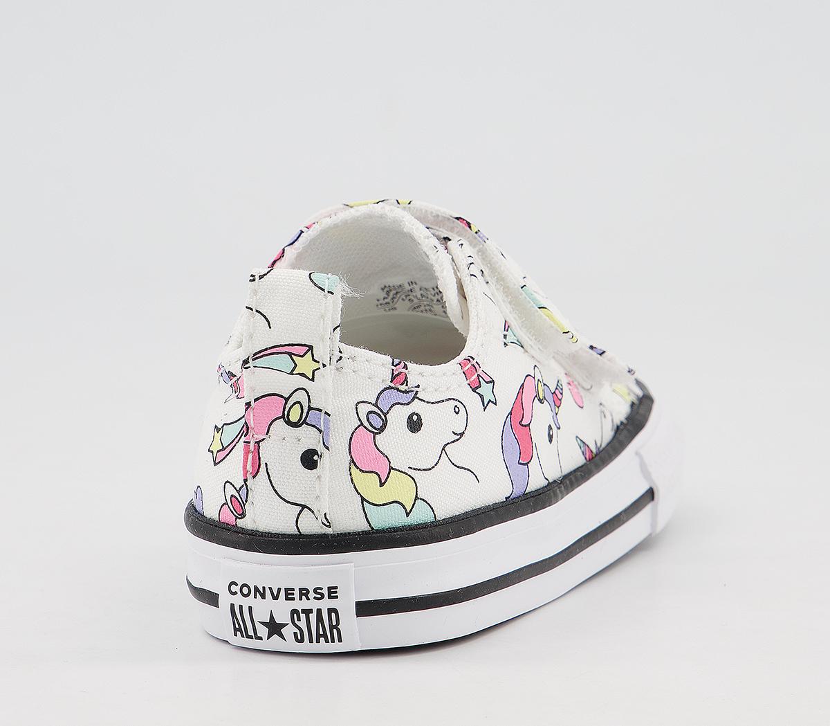 Converse All Star 2vlace Trainers Converse All Star 2vlace Trainers White Unicorn Exclusive