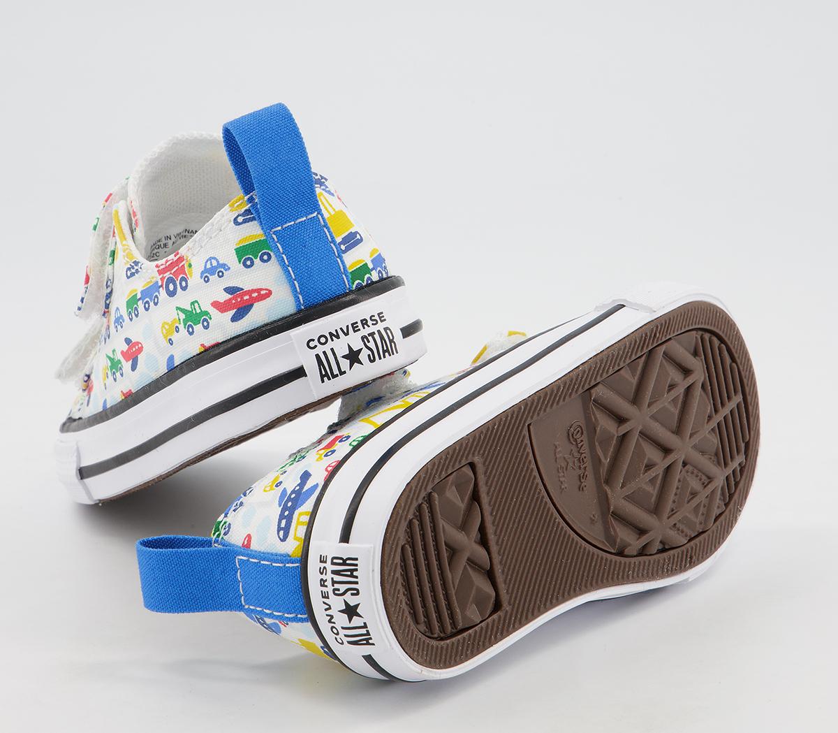 Converse All Star 2vlace Trainers Converse All Star 2vlace Trainers White Multi Vehicle Exclusive