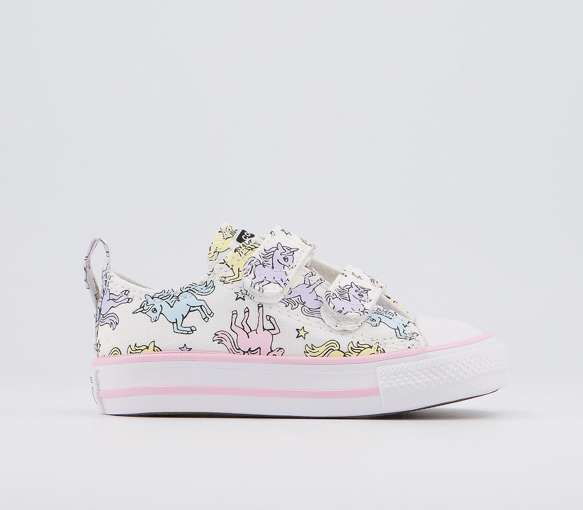ConverseAll Star 2vlace TrainersWhite Pastel Unicorn Exclusive