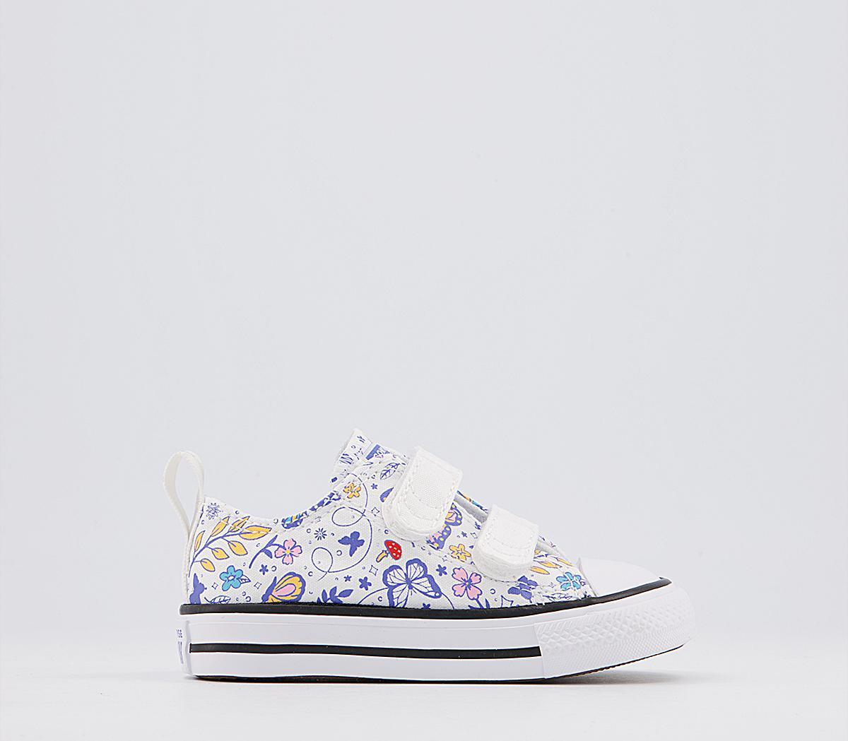 Converse all star on sale 2vlace trainers white dinosaur