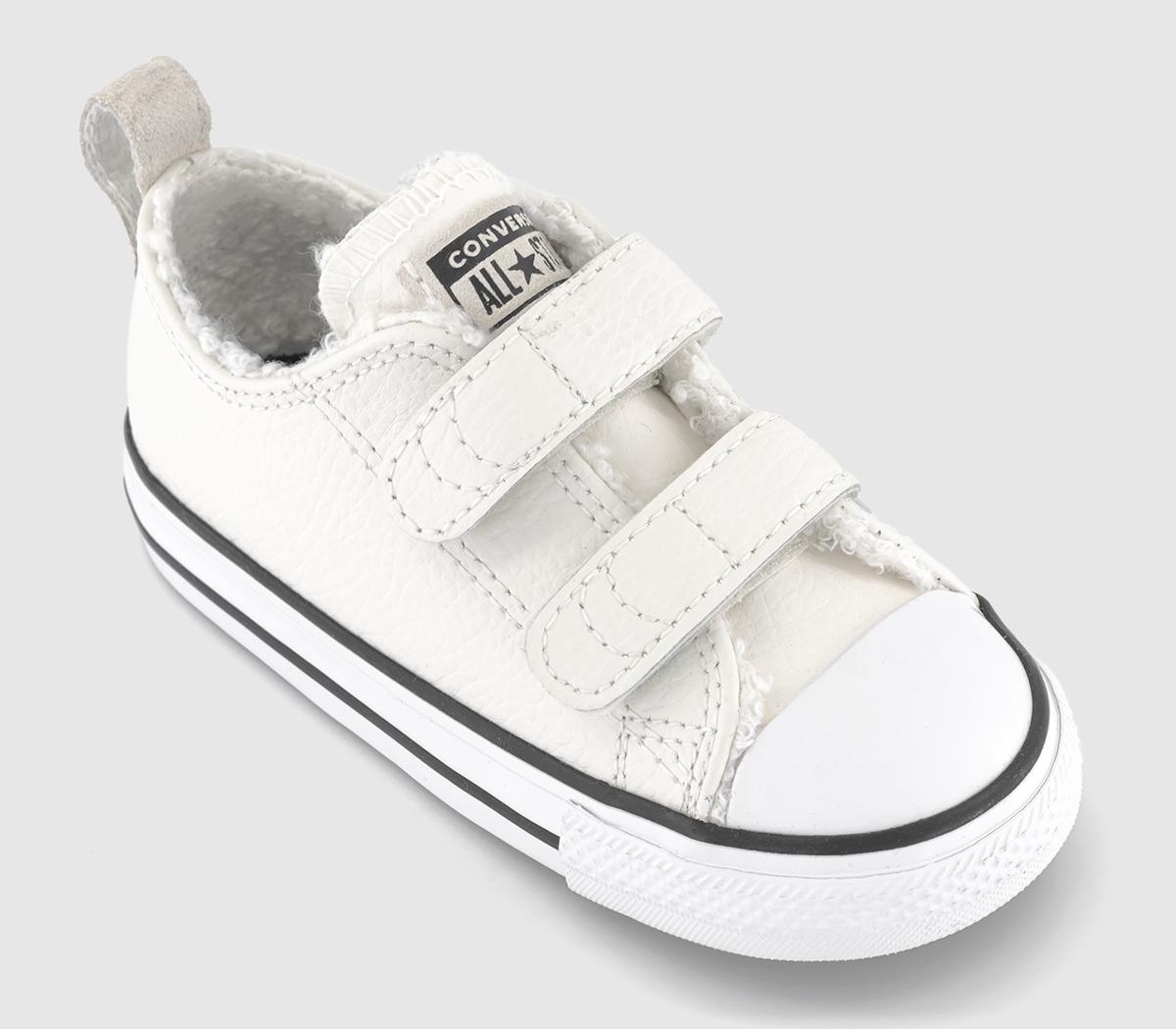 ConverseAll Star 2vlace Trainers Egret White Black