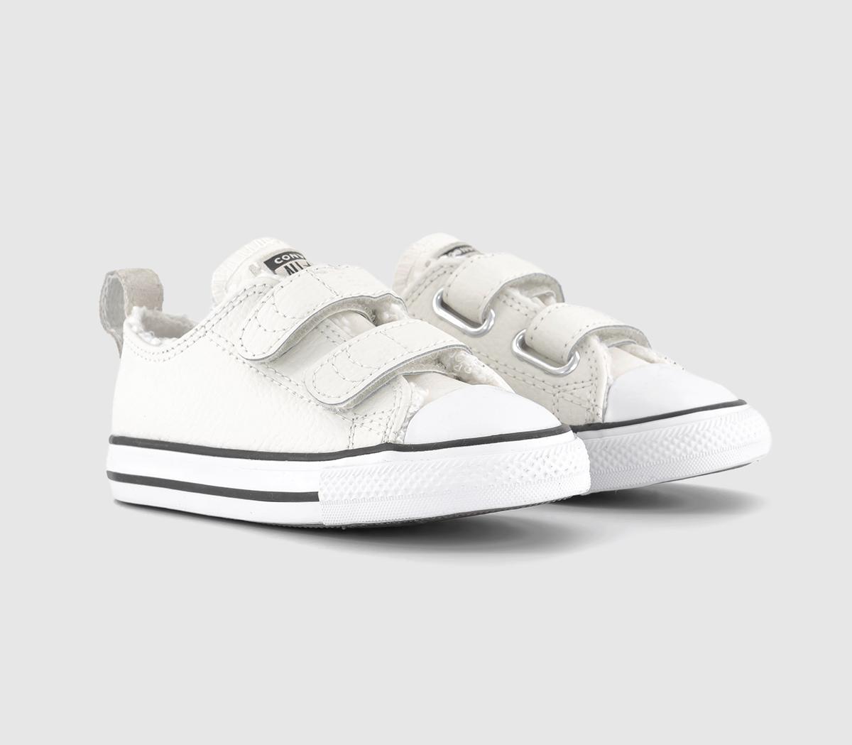 ConverseAll Star 2vlace Trainers Egret White Black
