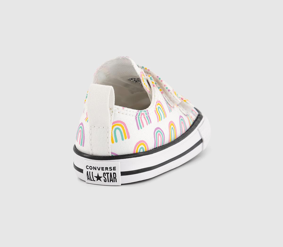 ConverseAll Star 2vlace Infant TrainersWhite Grape Fizz Amarillo