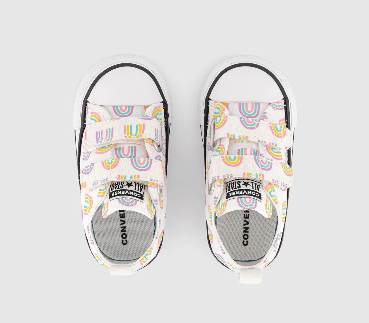 ConverseAll Star 2vlace Infant TrainersWhite Grape Fizz Amarillo